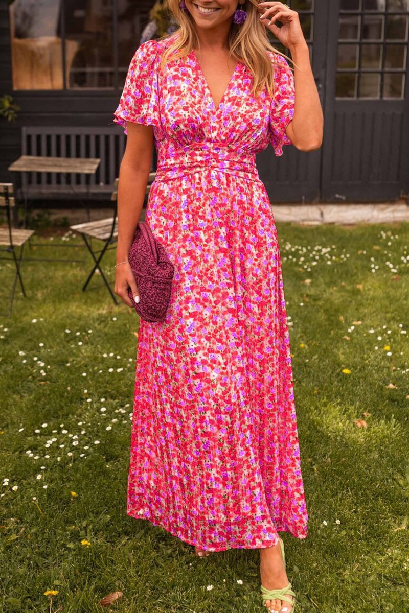 Valenzora | Elegantes Blumenkleid für den Sommer