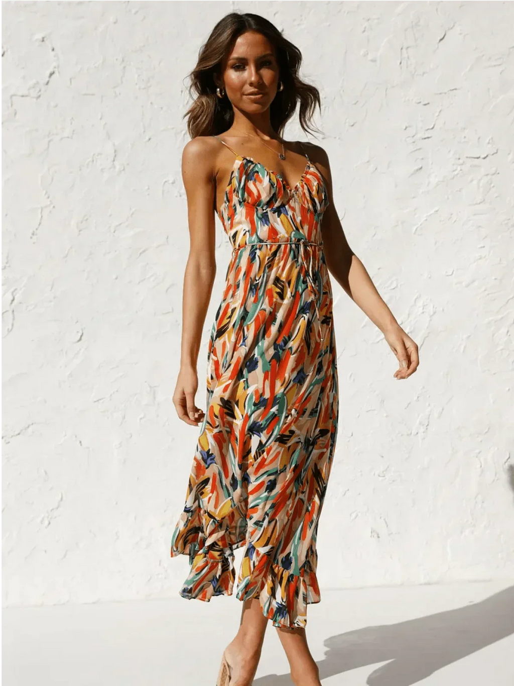 Serena™ – Buntes Midikleid