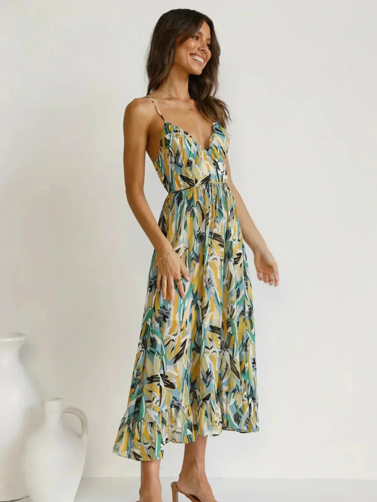 Serena™ – Buntes Midikleid