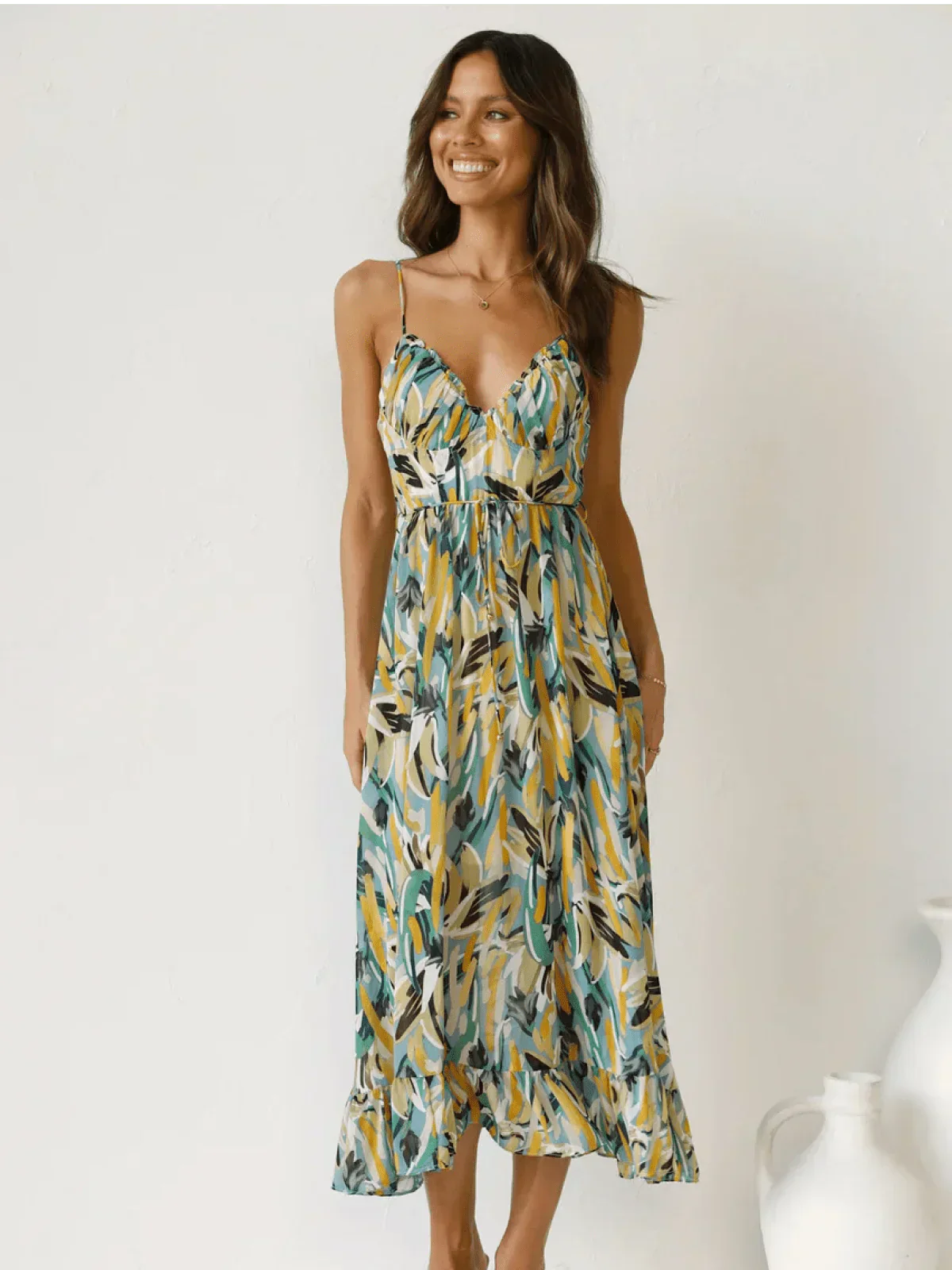 Serena™ – Buntes Midikleid