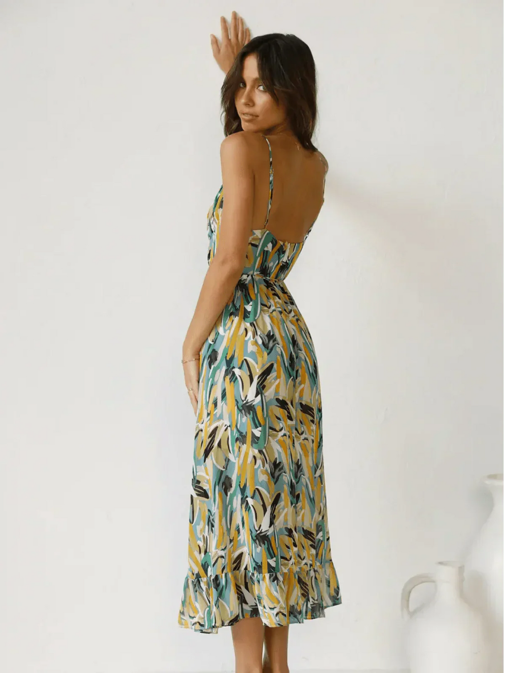 Serena™ – Buntes Midikleid