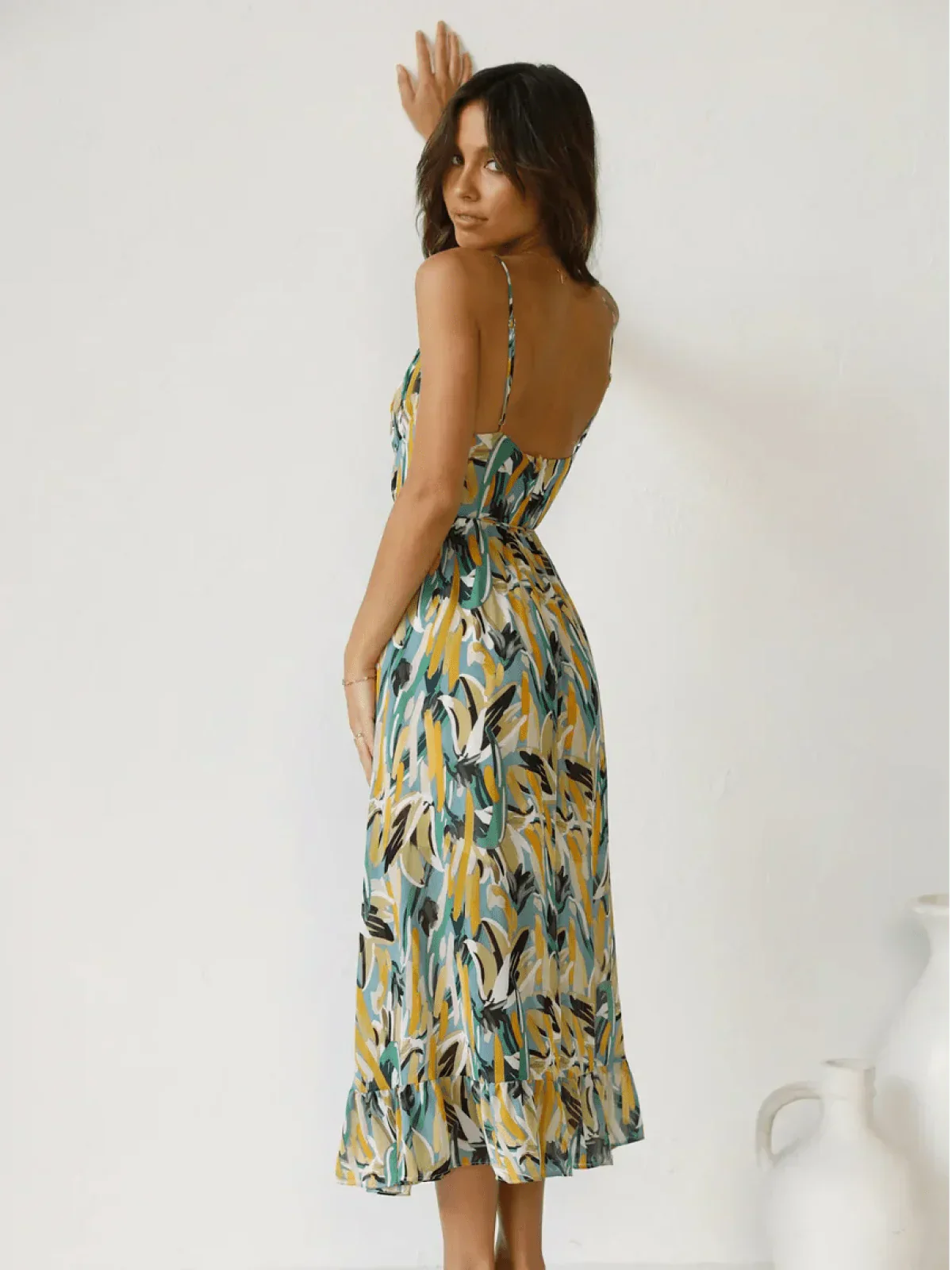 Serena™ – Buntes Midikleid