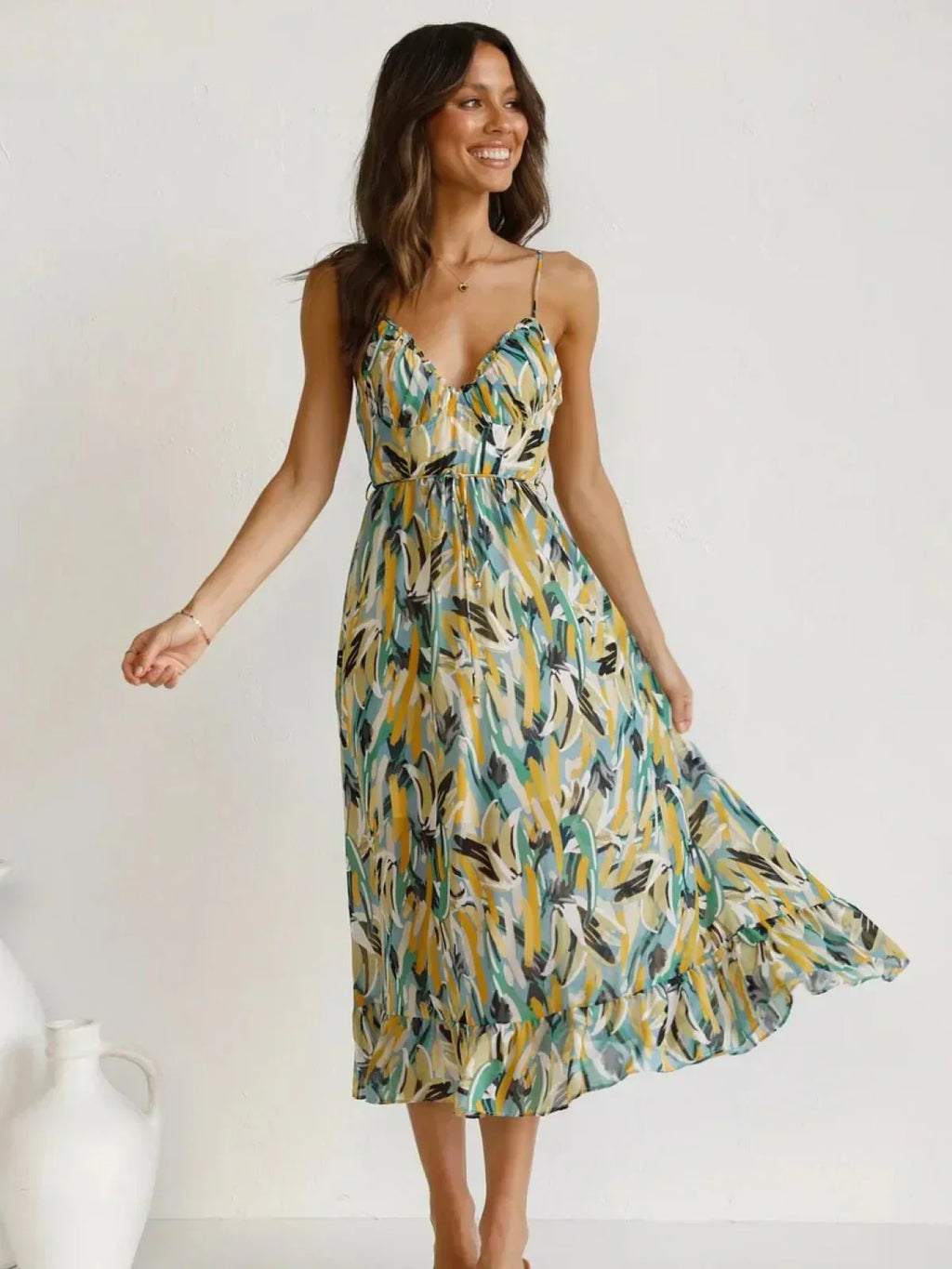 Serena™ – Buntes Midikleid