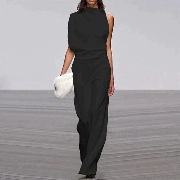 Valenzora | Sun Kiss: Orange Elegance Jumpsuit
