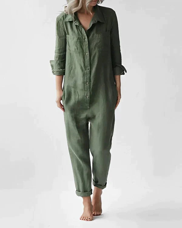 Valenzora | Stylish Green Jumpsuit