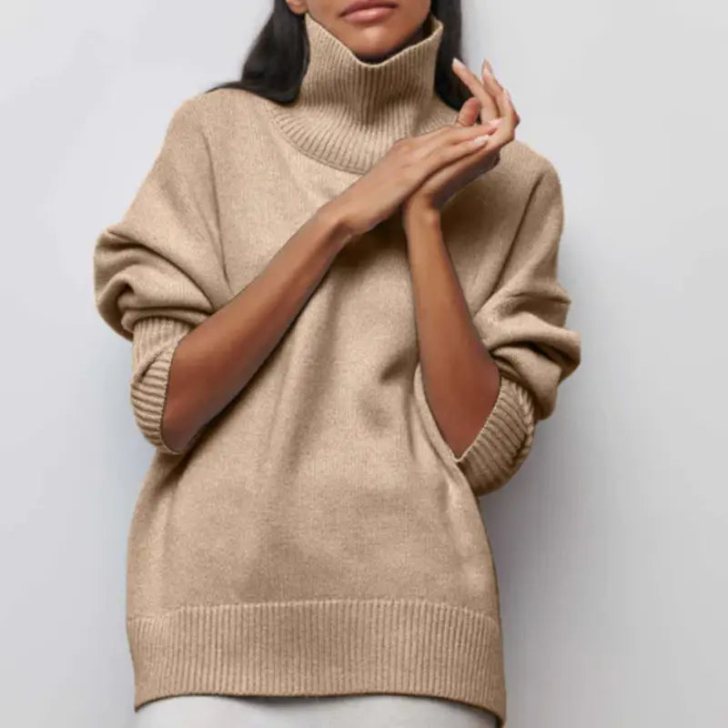 Valenzora | Warmer Rollkragenpullover im schlichten Design für Damen