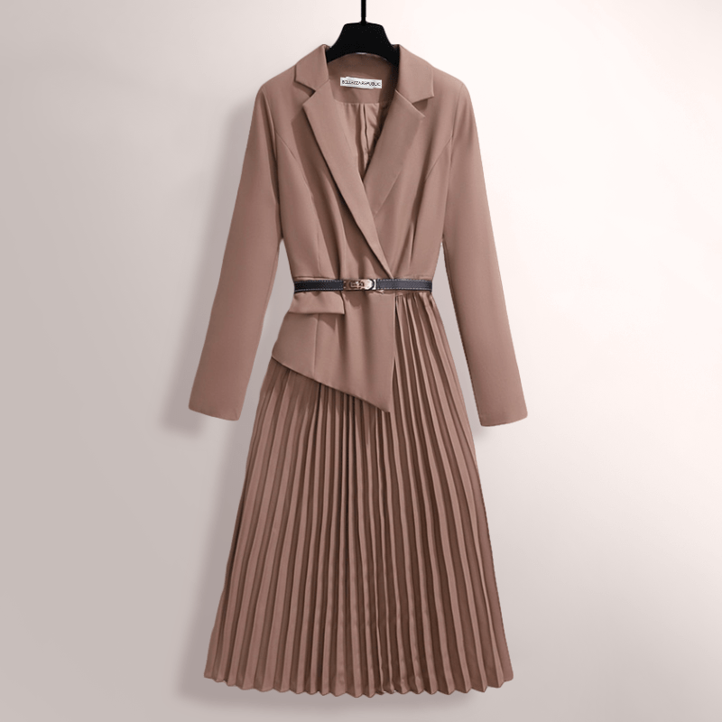 Valenzora | Classic pleated skirt women's dress Timeless elegance