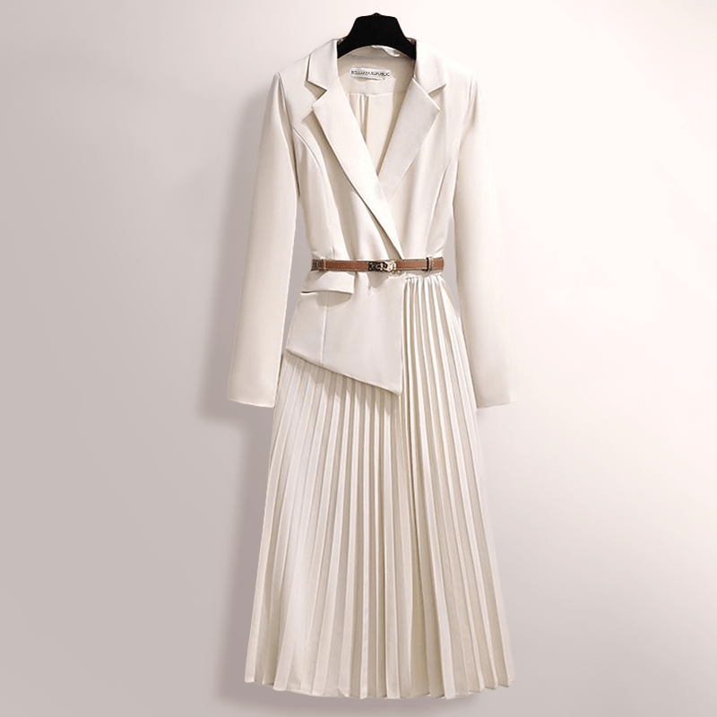 Valenzora | Classic pleated skirt women's dress Timeless elegance