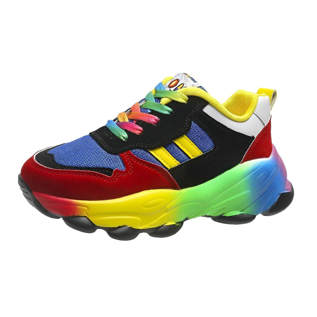 Valenzora – Bunte Chunky Sneakers für Damen | Mehrfarbige Design-Sneaker für Damen