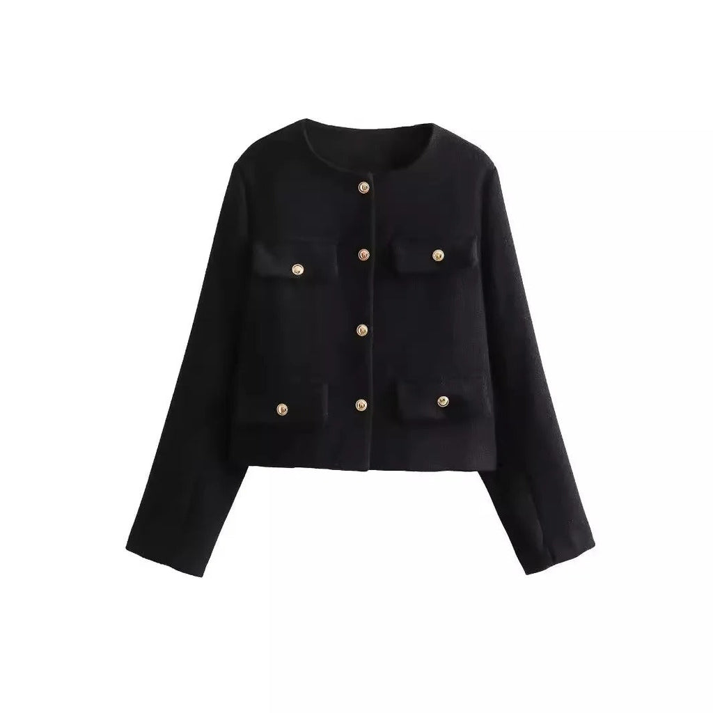 Valenzora | Chic and elegant blazer jacket with button closure for women