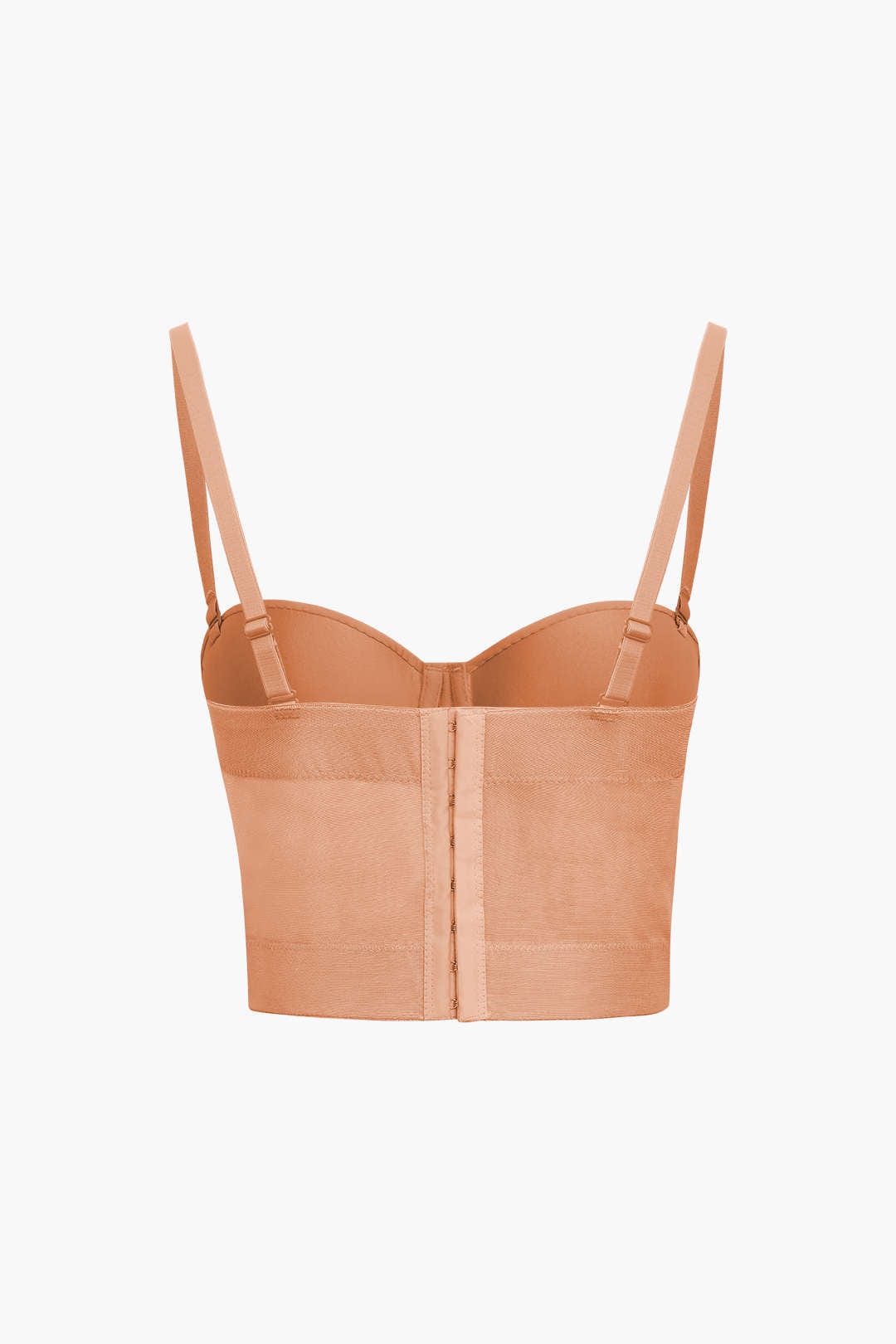 Valenzora | Figure-hugging bustier top with underwire cups and transparent mesh structure