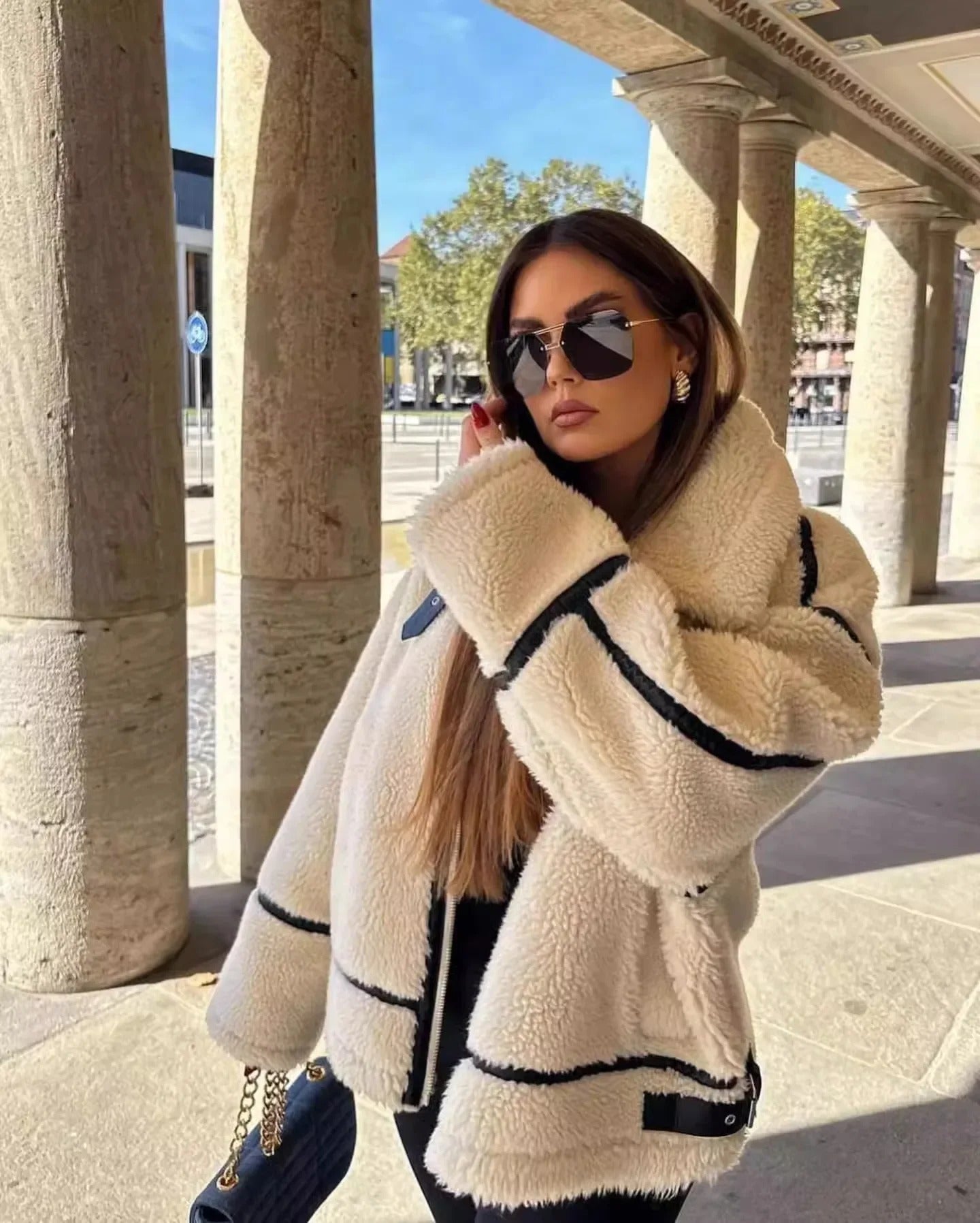 Valenzora | Soft, warm teddy jacket