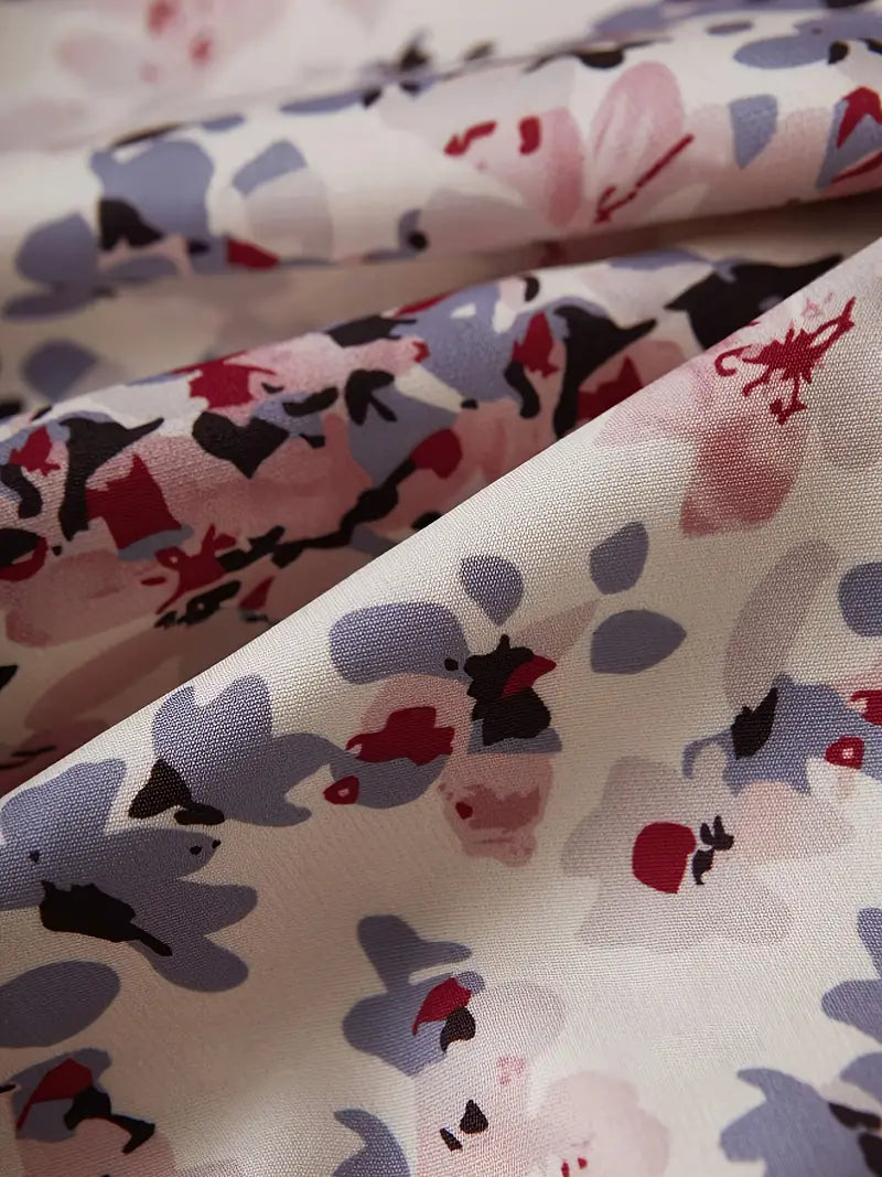 Valenzora | Bomber jacket with floral pattern