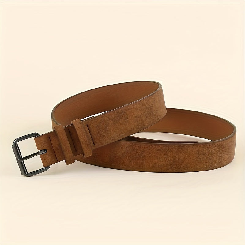 Valenzora | Piece Brown PU Leather Fashion Belt