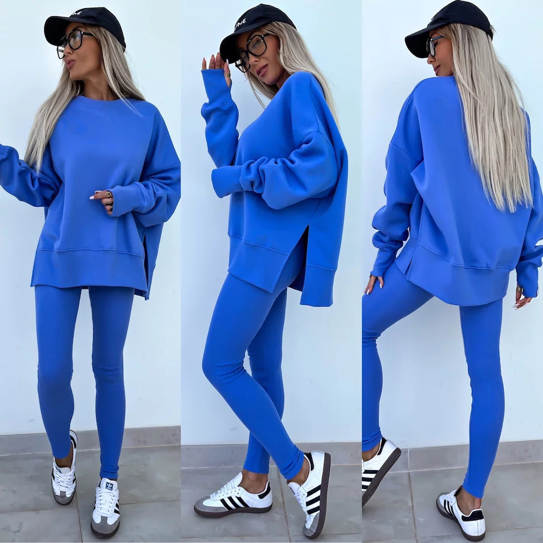 Valenzora | Damen Anzug im Relaxed-Stil mit langen Ärmeln – Winter-Set