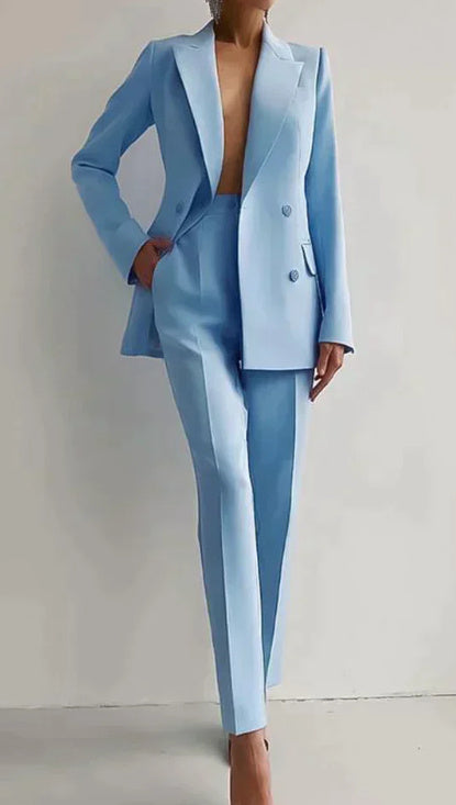 Valenzora | Stylish set consisting of an elegant blazer and elegant trousers