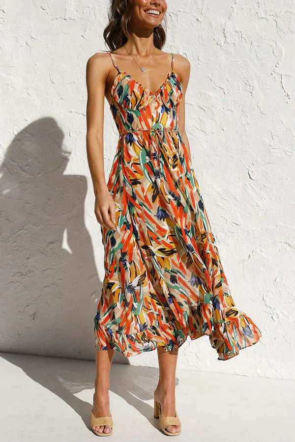 Valenzora - Colorful cocktail dress