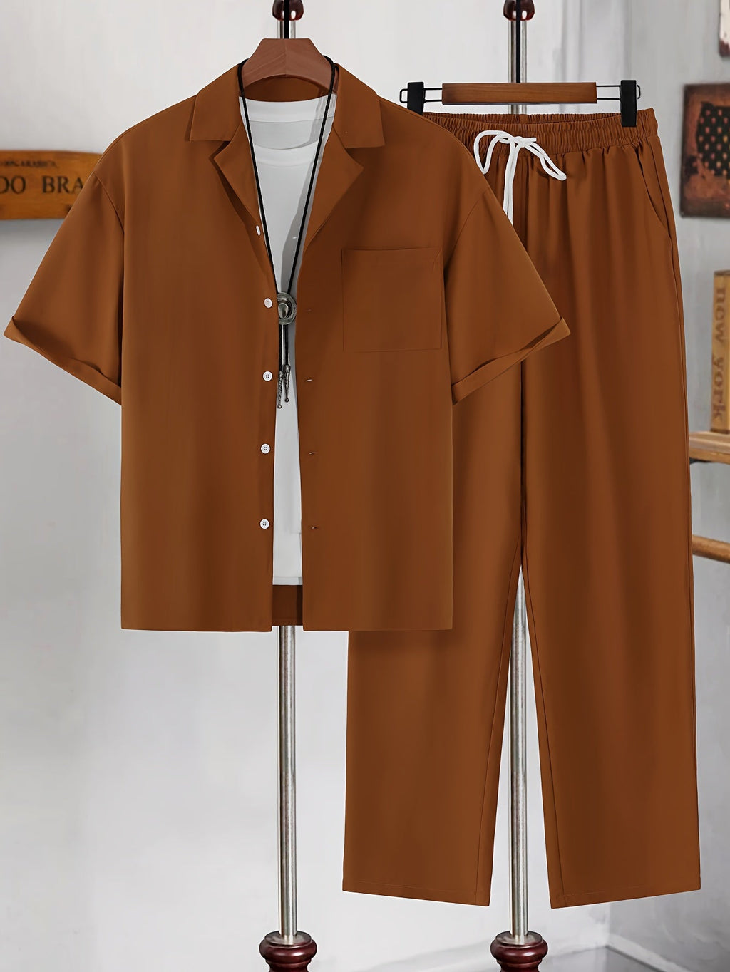 Valenzora | Summer outfit set in a single color