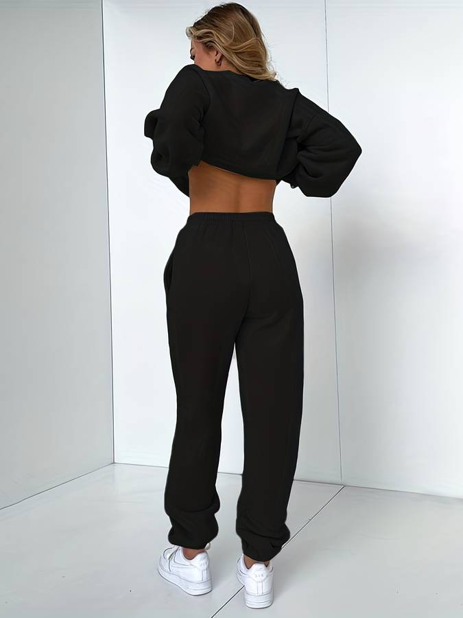 Valenzora - Two-piece jogging set in plus size