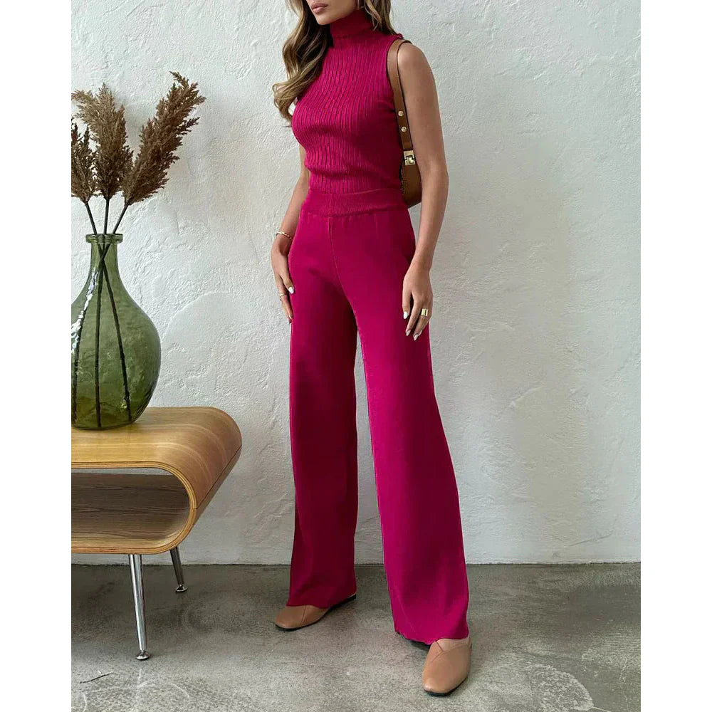 Valenzora | Women's Luxury 3-Piece Knit Co-Order Set Soft & Stretchy
