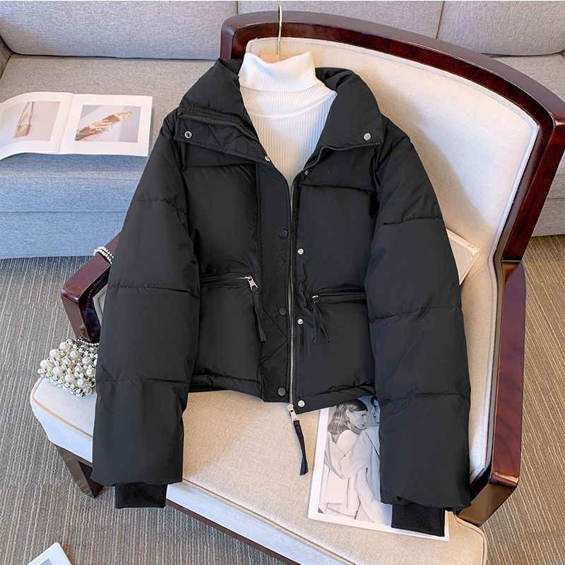Valenzora | Parka jacket with stand-up collar and double closure