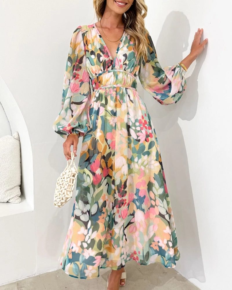 Valenzora | Elegantes Blumenkleid