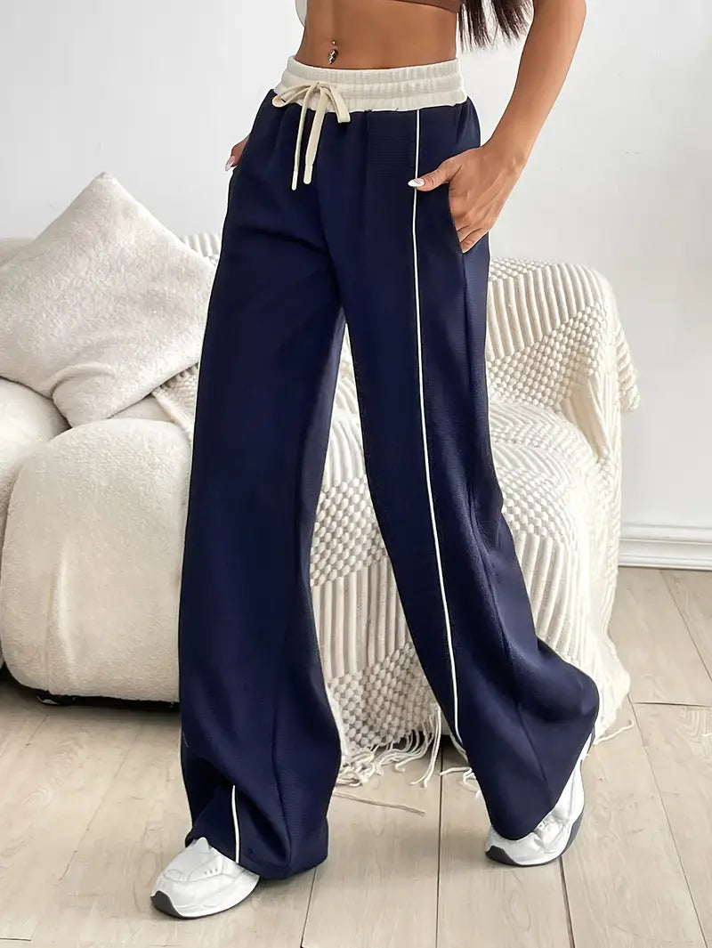 Valenzora | Comfortable wide-leg jogging pants with stretch for women