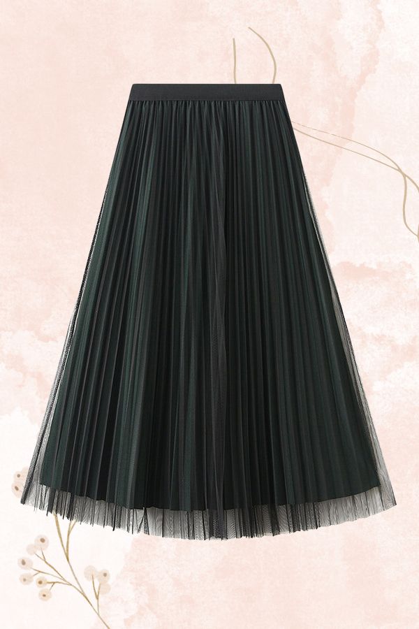 Valenzora | Midi skirt with tulle