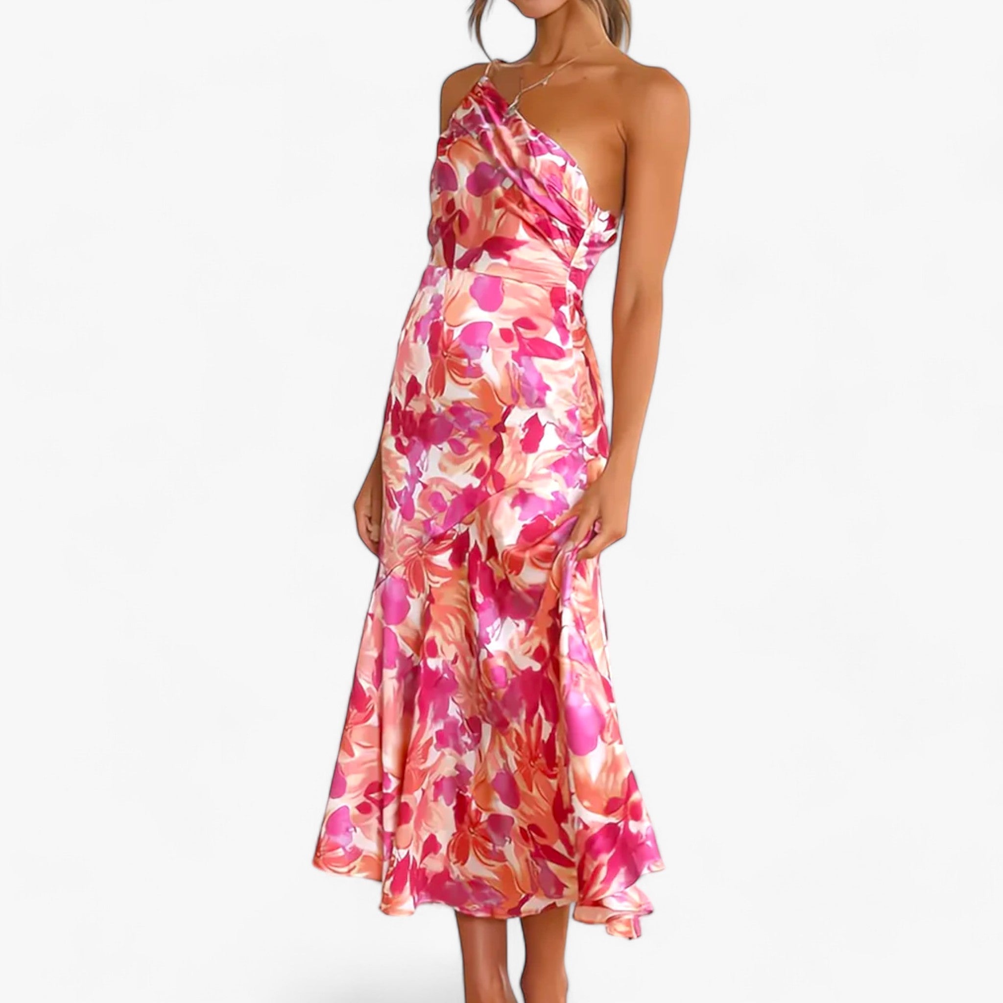Bedrucktes Kleid - Eleganter Blumen-Charme
