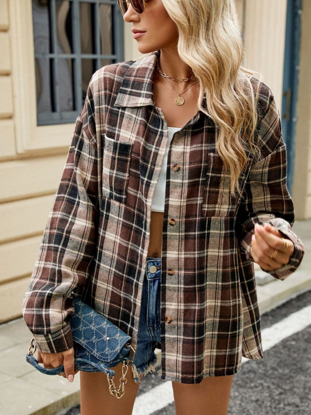 Valenzora | Checkered shirt for women