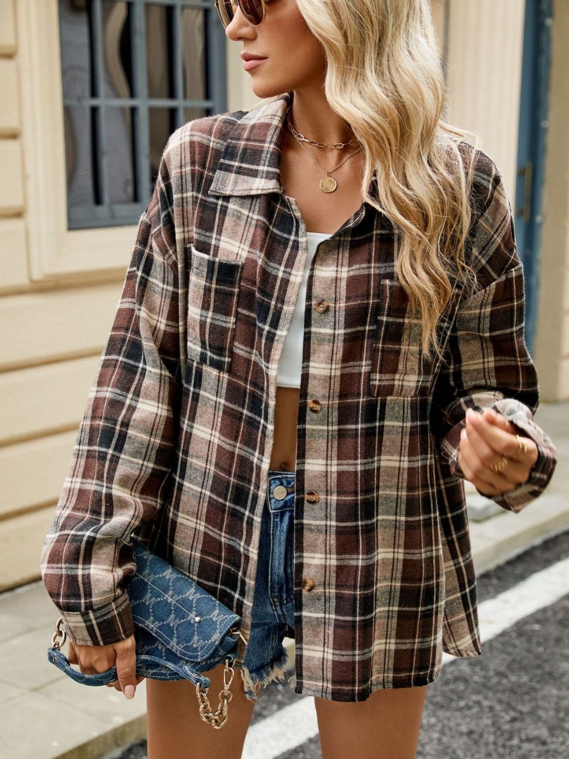 Valenzora | Checkered shirt for women