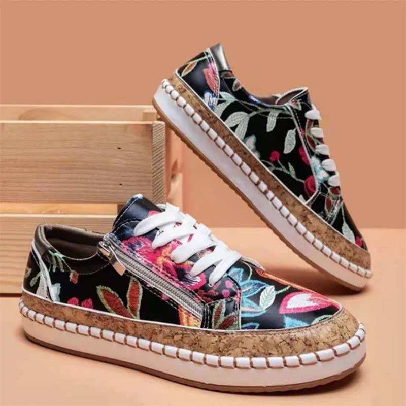 Floral sneakers