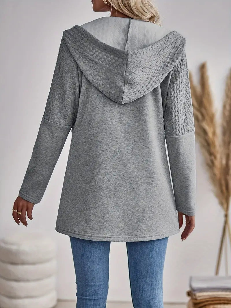 Valenzora | Damen-Kapuzenpullover mit Reißverschluss