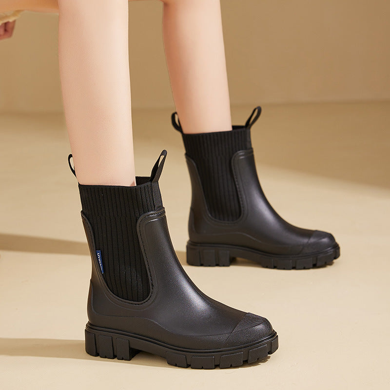 Valenzora | Gummistiefel - Wasserdicht mit rutschfester Sohle, perfekt für regnerisches Wetter