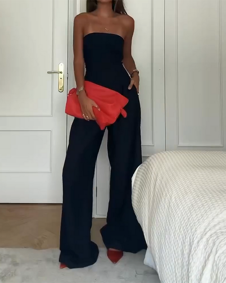 Valenzora | Elegant Off-Shoulder Jumpsuit for Women