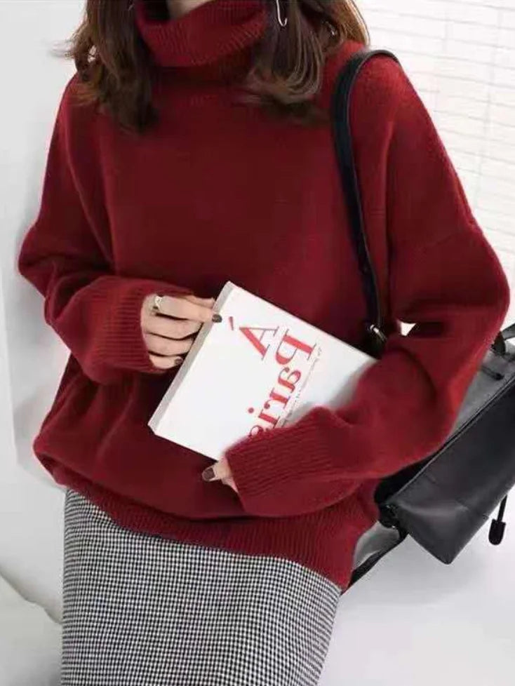 Valenzora – Legerer Kaschmir-Rollkragenpullover für Damen