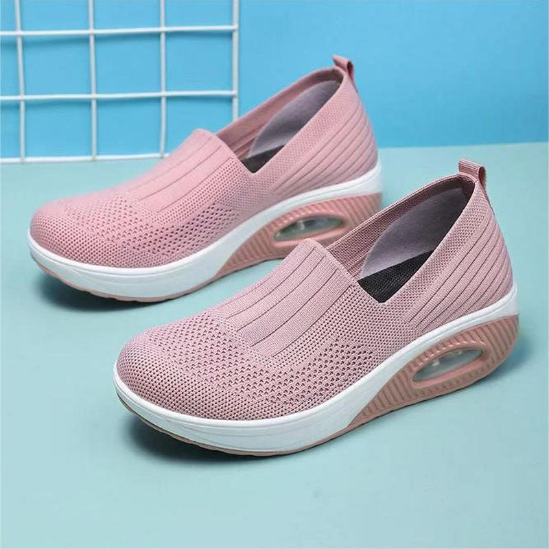 Valenzora | Breathable Slip-on Sneakers with Ergonomic Sole for Women