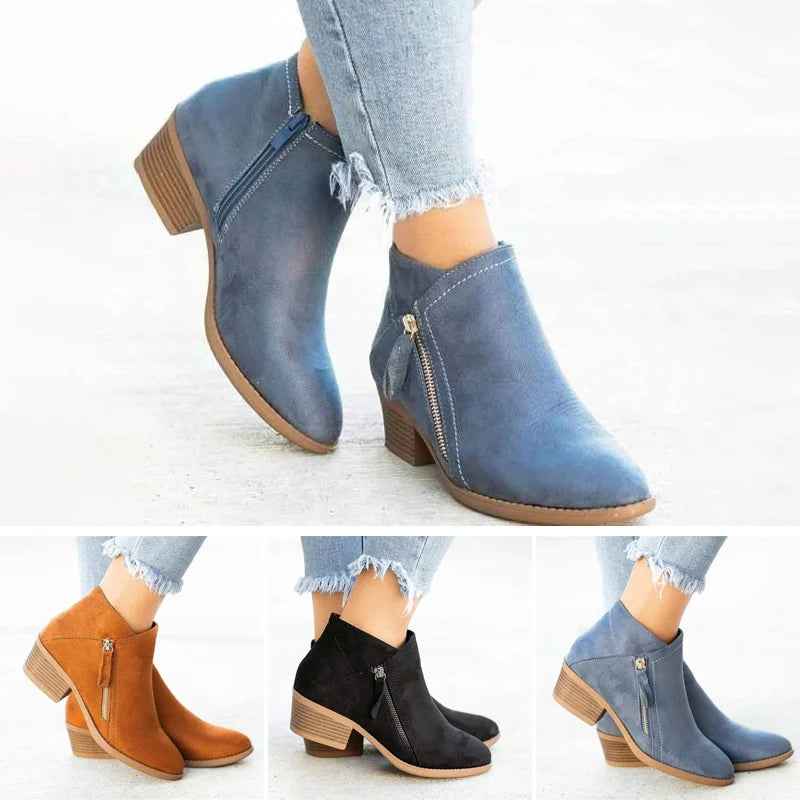 Valenzora Orthopädische Lederstiefel für Damen