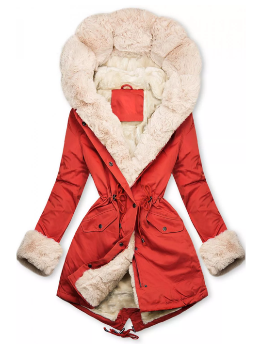 Valenzora | Padded jacket with warm plush lining for women