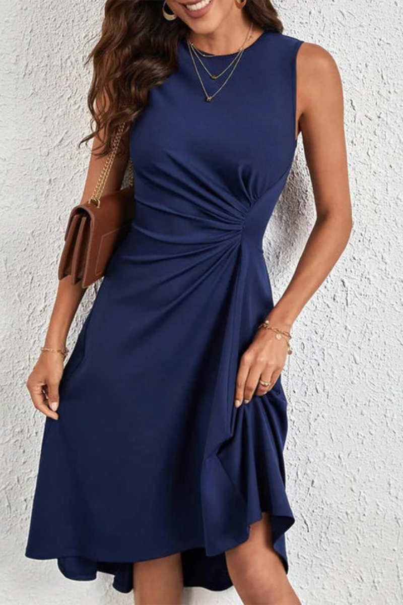 Valenzora | Festive Midi Wrap Dress Elegant