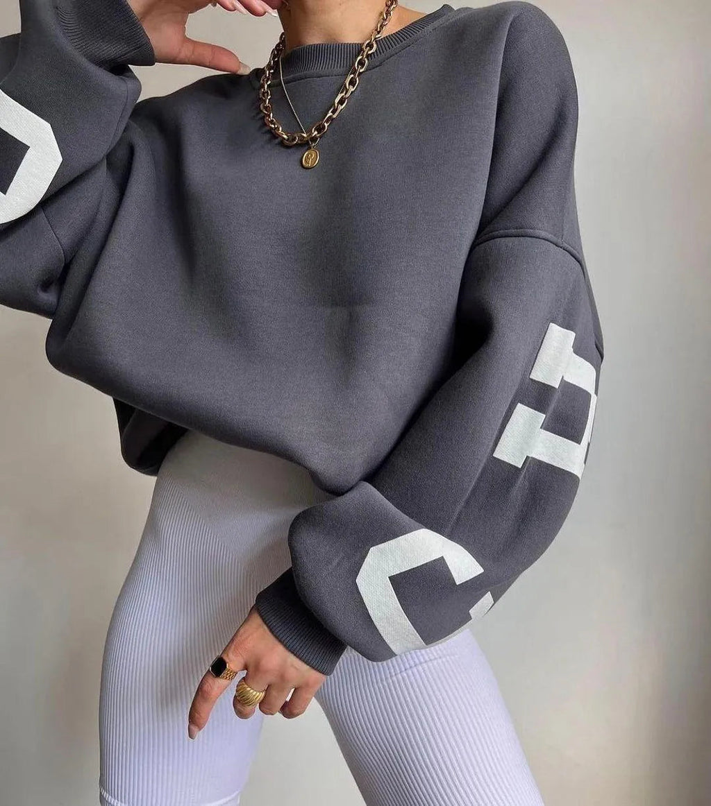 Valenzora | Damenpullover mit lässigem Print
