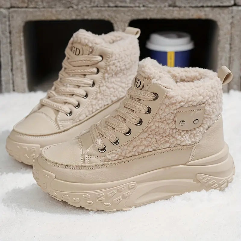 Valenzora – Waterproof plush ankle boots