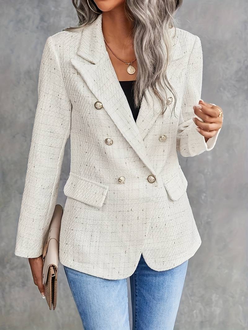 Valenzora | Long-sleeved blazer with lapel collar for women | Stylish and elegant