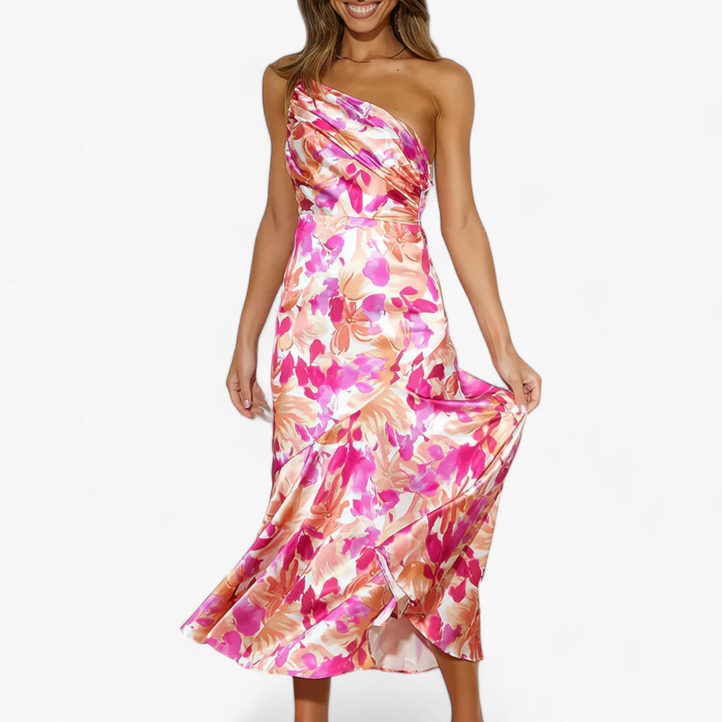 Bedrucktes Kleid - Eleganter Blumen-Charme