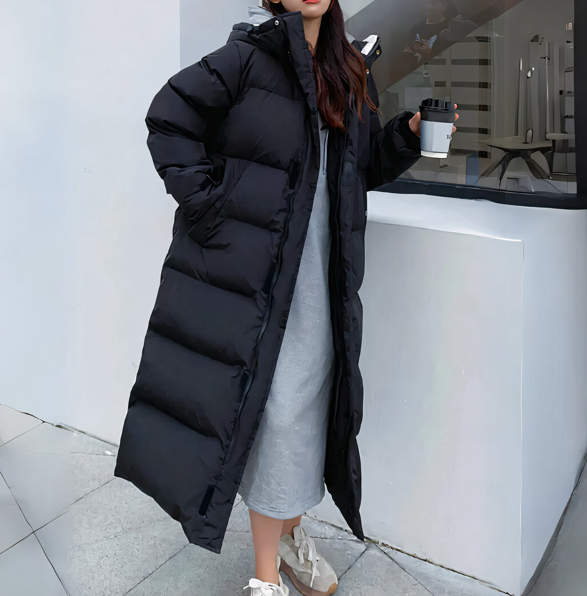 Valenzora - Wintermantel - Elegant - Moderner Stil - Ideal für Damen im Winter