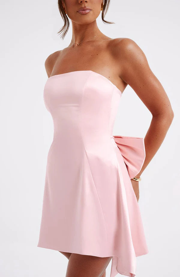Valenzora | Sleeveless mini dress with bow detail
