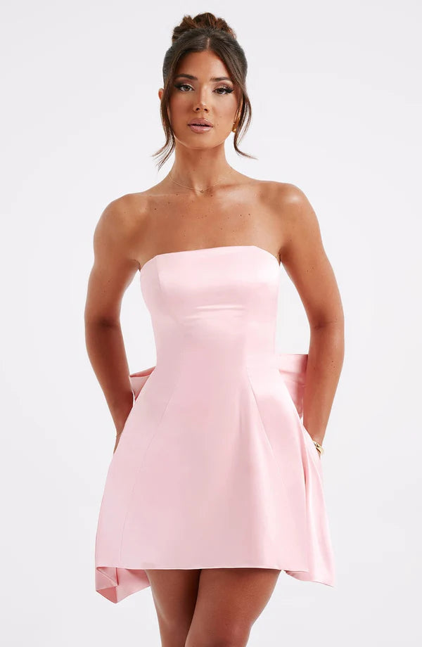 Valenzora | Sleeveless mini dress with bow detail