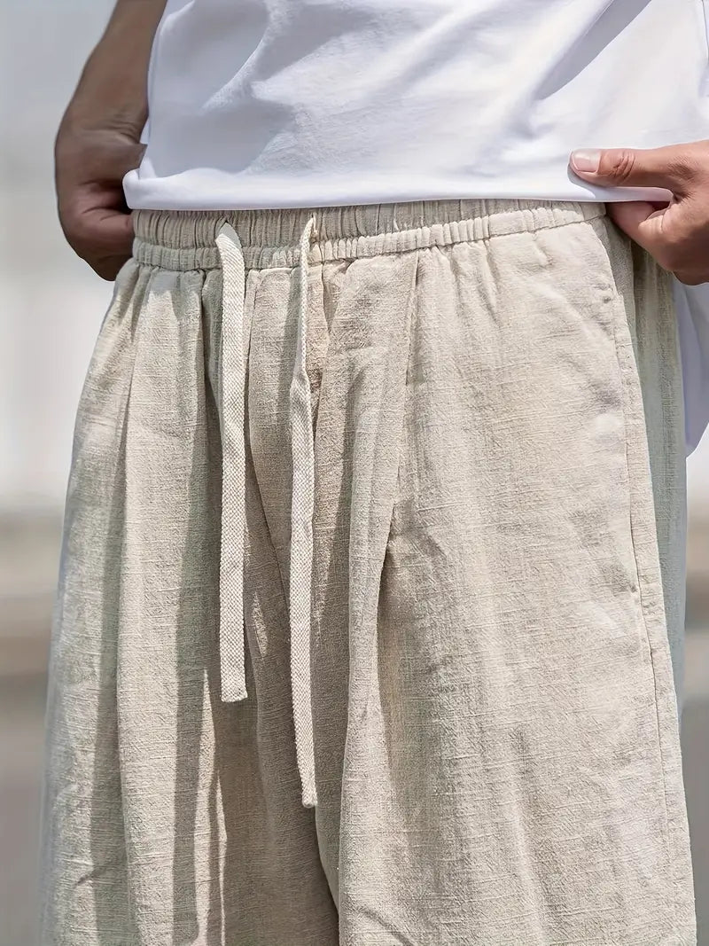 Valenzora | Baggy linen trousers, airy summer trousers with soft wearing comfort