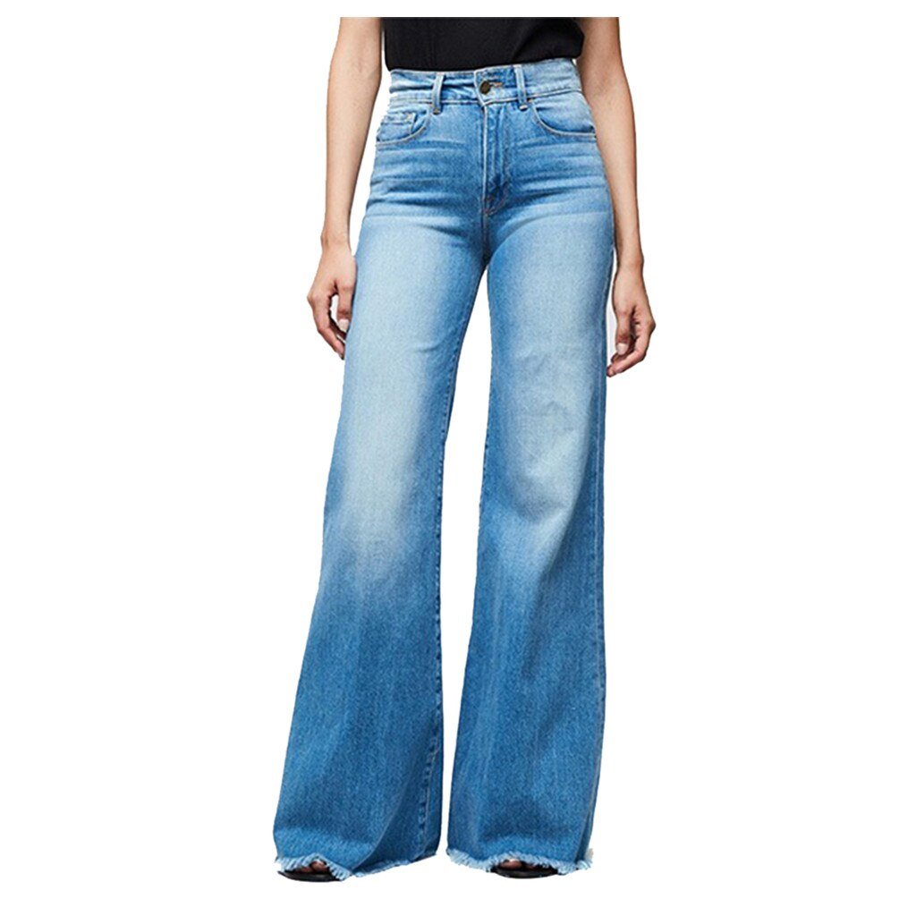 Valenzora | High-waisted wide-leg jeans