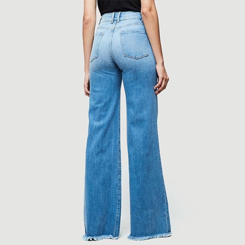 Valenzora | High-waisted wide-leg jeans